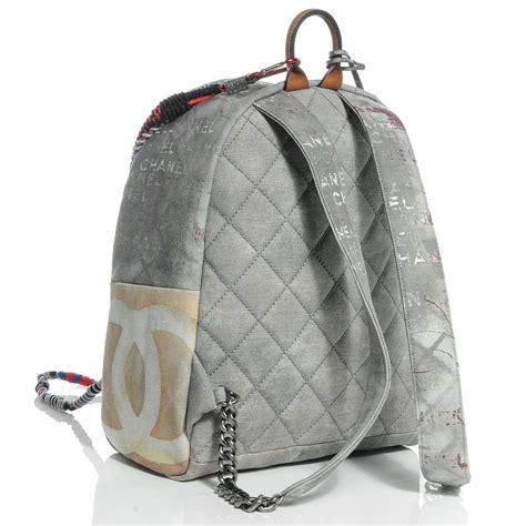 chanel canvas backpack 2015|Chanel backpack women.